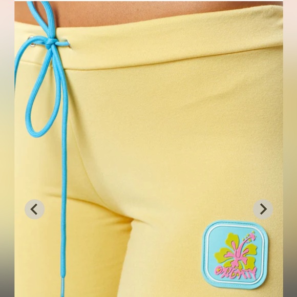 SOLD NWOT omighty aloha boob tube in butter & aloha pants in butter - Picture 4 of 6